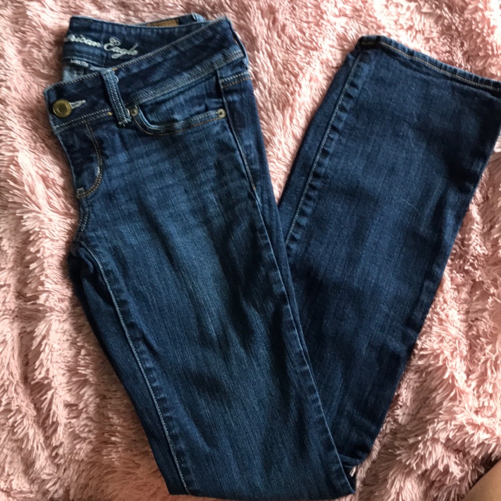 AEO Dark wash slim boot jeans